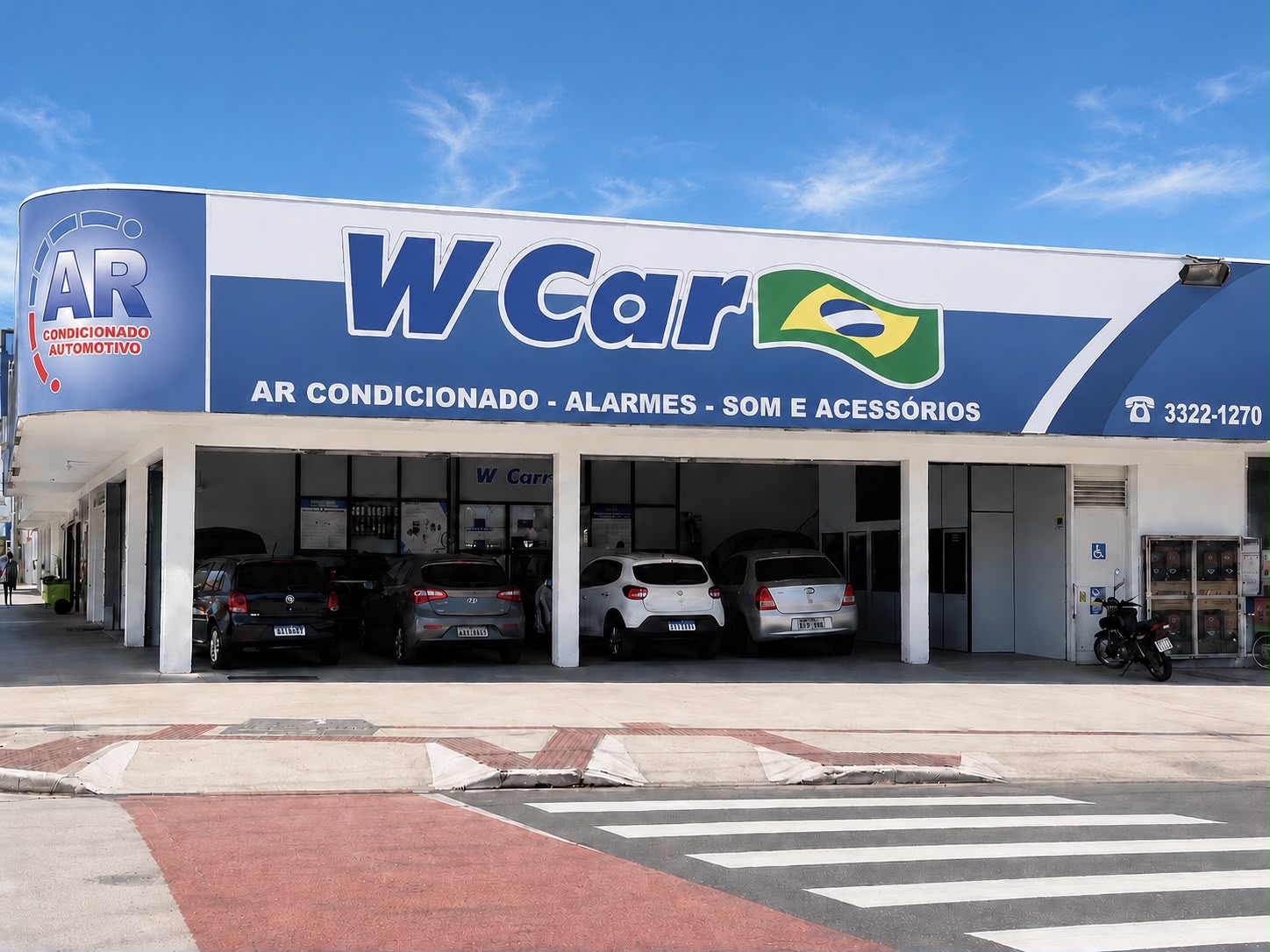 Fachada frontal da loja W Car em Vitoria ES